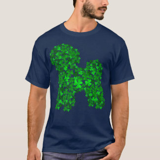 Bichon Frise Dog Shamrock Leaf St Patrick Day  T-Shirt