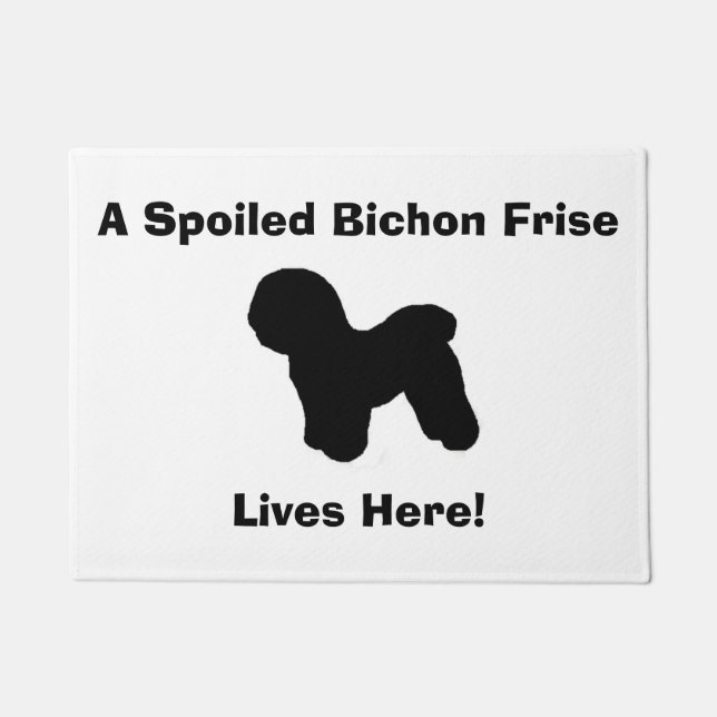 "Bichon Frise" Doormat (Front)
