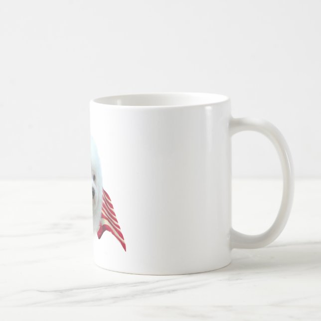 Bichon Frise Flag Coffee Mug (Right)