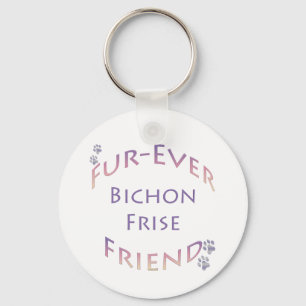 Bichon Frise Furever Keychain