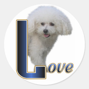 Bichon Frise Gifts Classic Round Sticker