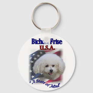 Bichon Frise Gifts Keychain