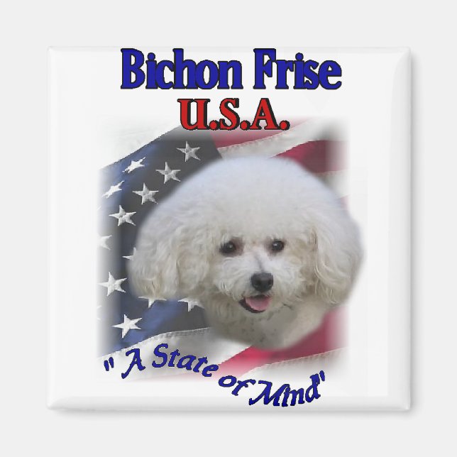 Bichon Frise Gifts Magnet (Front)
