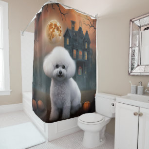 Bichon Frise Halloween Scary 