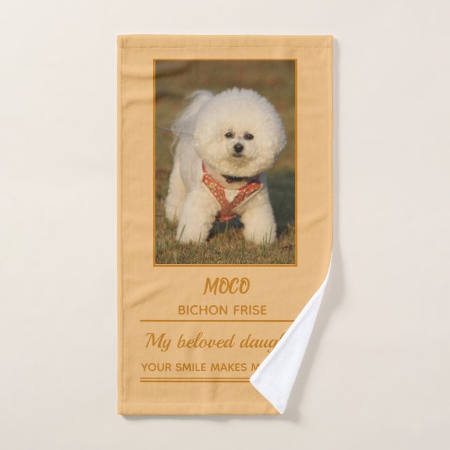 Bichon Frise HAND TOWEL (Hand Towel)