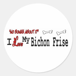 Bichon Frise (I Love) Sticker