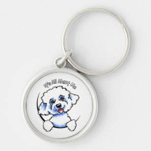 Bichon Frise Its All About Me Keychain