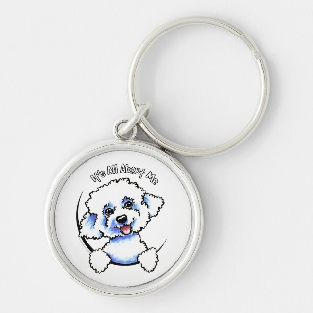 Bichon Frise Its All About Me Keychain (Front)