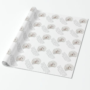 Bichon Frise Keepsake FEMALE Wrapping Paper