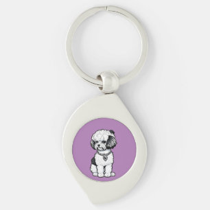 Bichon Frise Keychain
