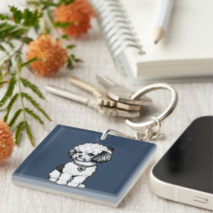 Bichon Frise Keychain