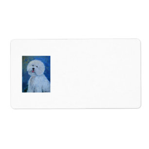 Bichon Frise Label