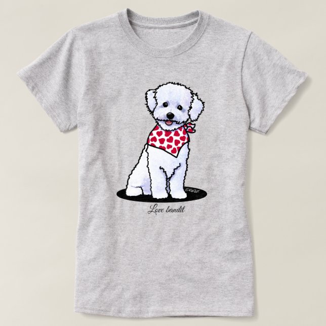 Bichon Frise Light T-Shirt (Design Front)