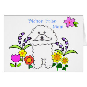 Bichon Frise Mom Card