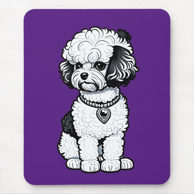 Bichon Frise Mouse Pad (Front)