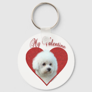 Bichon Frise My Valentine - Keychain