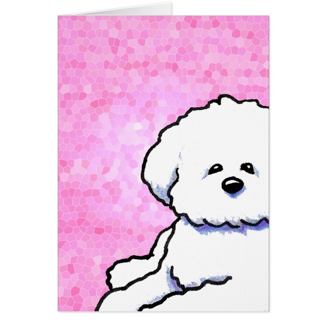 Bichon Frise Note Card (Front)