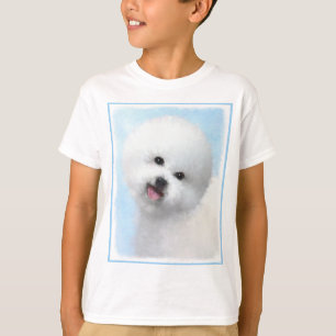 Bichon Frise Painting - Cute Original Dog Art T-Shirt