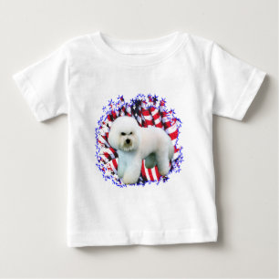 Bichon Frise Patriot Baby T-Shirt