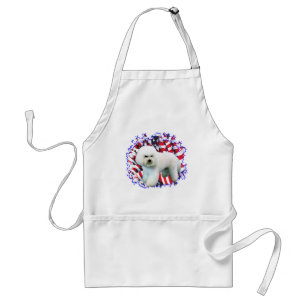 Bichon Frise Patriot Standard Apron
