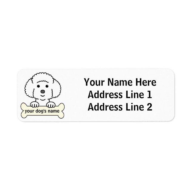 Bichon Frise personnalisé (Devant)