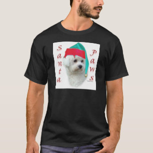 Bichon Frise Santa Paws T-Shirt
