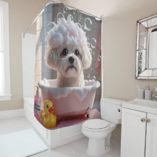 Bichon Frise Sloppy Sleepy Cute Funny 