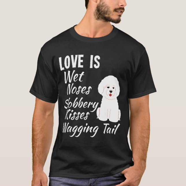 Bichon Frise  Small White Dog Maltipoo Maltese Hav T-Shirt (Front)