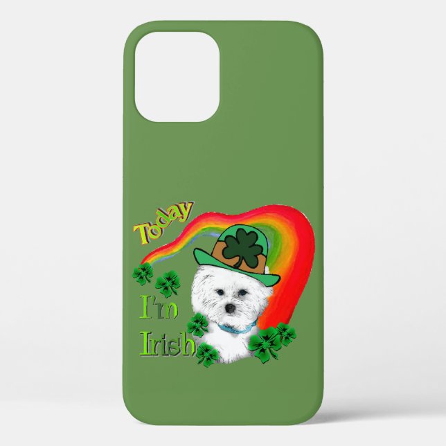 Bichon Frise St Patricks Case-Mate iPhone Case (Back)
