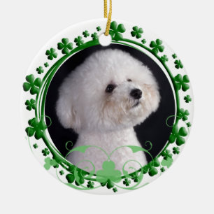 Bichon Frise St. Patrick's Day Ornament