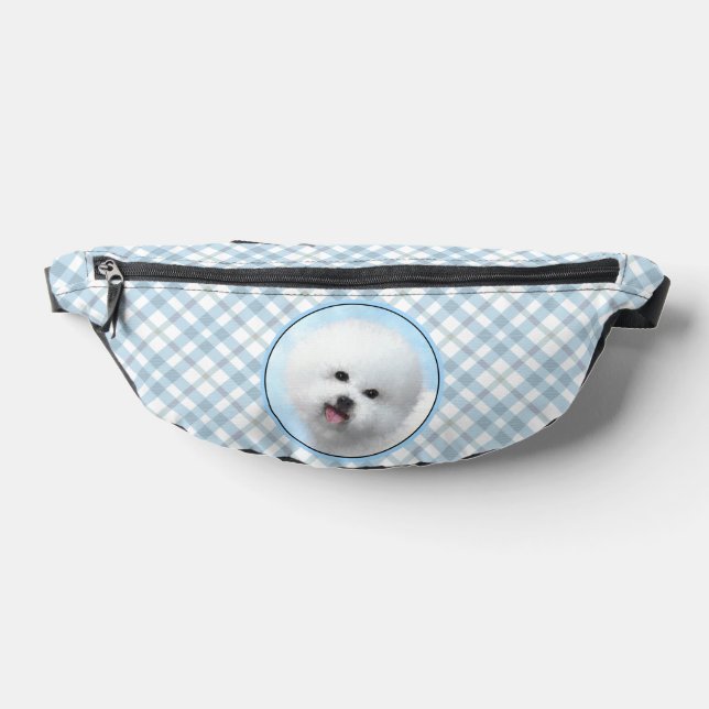 Bichon Frise Tenerife Painting White Cute Dog Art Fanny Pack (Lay Down)