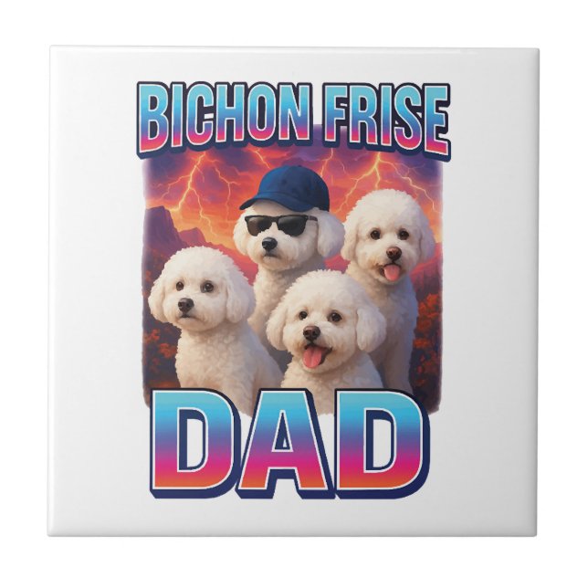 Bichon Frise Tile (Front)