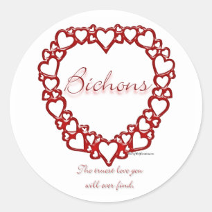 Bichon Frise True Love - Sticker
