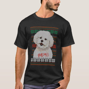 Bichon Frise Vilain Design Sweat de Noël