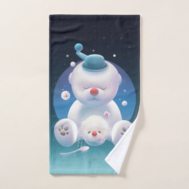 Bichon Ice Shaver Dreamland Bath Towel Set (Hand Towel)