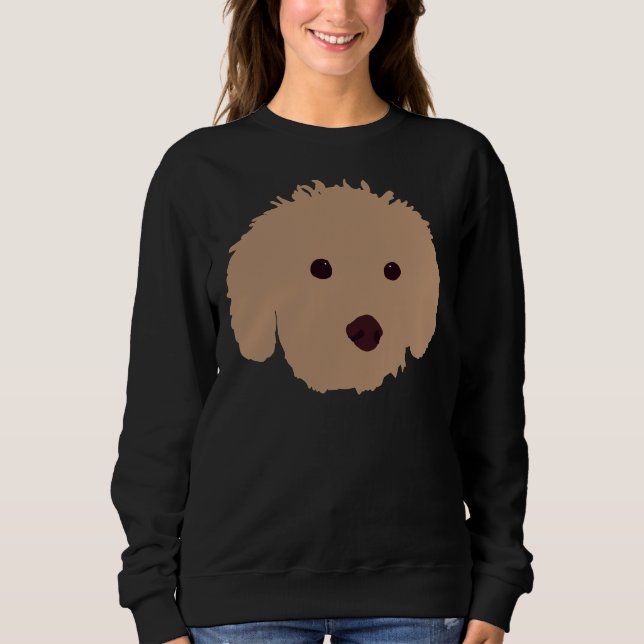 Bichon poodle     sweatshirt (Front)