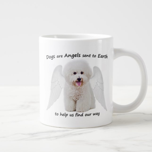 Bichons sont Angels Jumbo Mug (Droite)