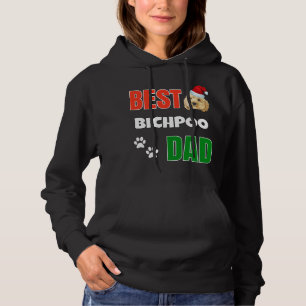 Bichpoo Puppy Dog Lover cute Best Poodle Christmas Hoodie