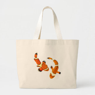 Bickering Clownfish Large Tote Bag