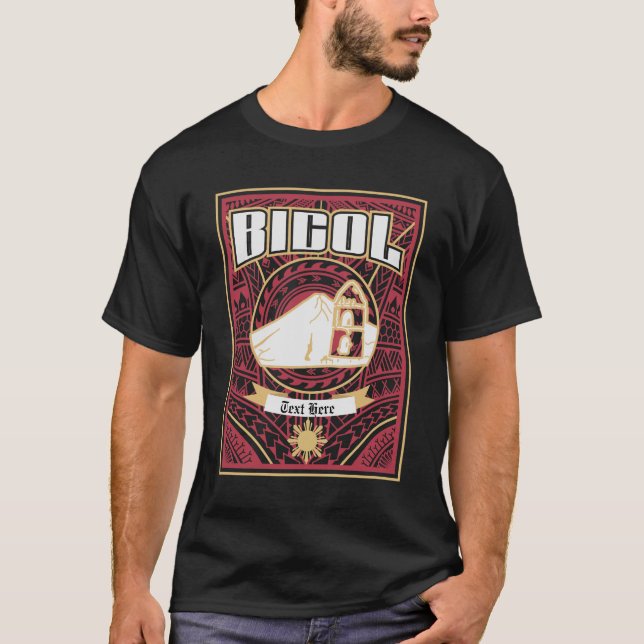 Bicol tribal customizable T-Shirt (Front)