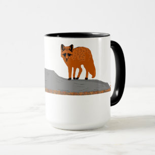 Bicolored Fox on the Rock Mug
