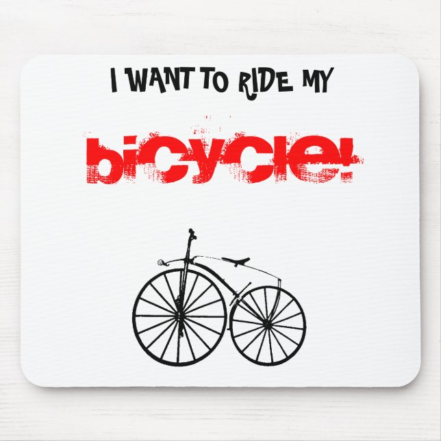 Bicycle 002 - MP Mouse Pad (Front)