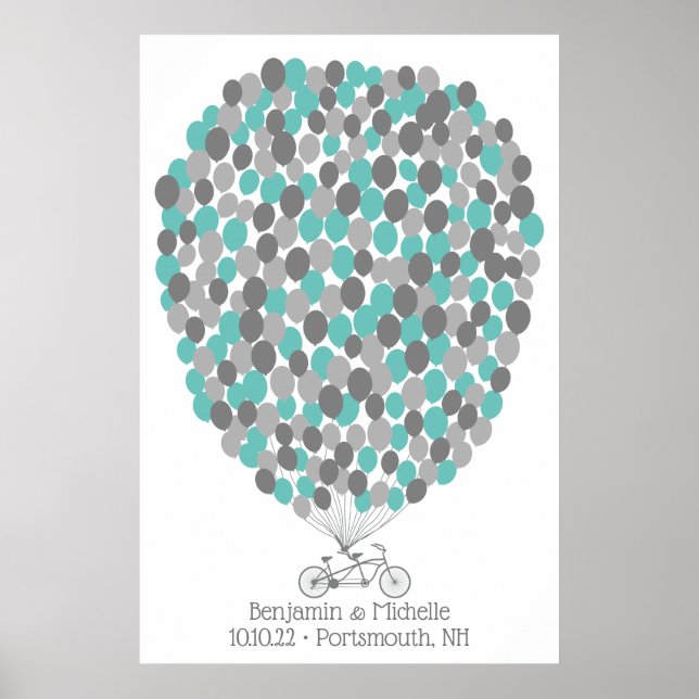 Bicycle - 250 Signature Guest Book Alternative (Front)