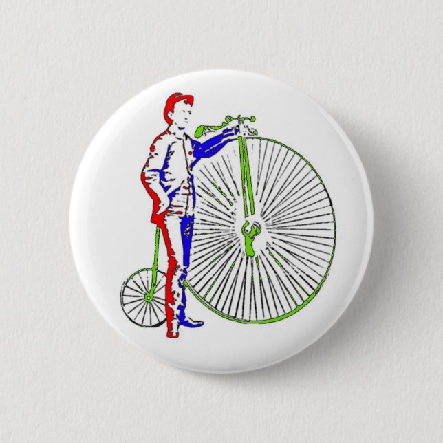 Bicycle 2 Inch Round Button (Front)