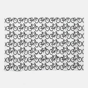 Bicycle Abstract Kitchen Towel