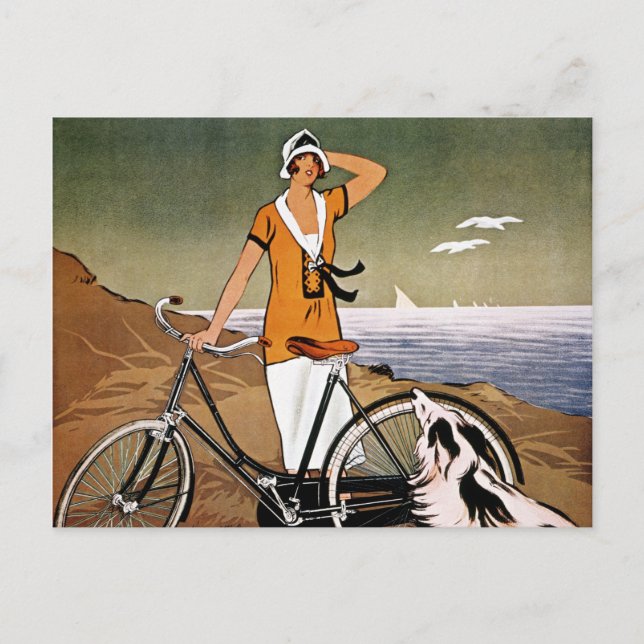Bicycle Ad, 1925 Postcard (Front)
