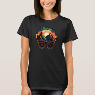 Bicycle adventure graphic for cyclists & two wheel T-Shirt