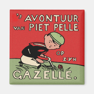 Bicycle Adventures of Piet Pelle Magnet