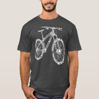 Bicycle Amazing Anatomy Mountain Bike T-Shirt