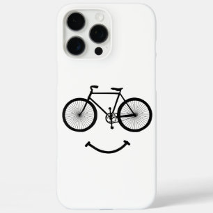 Bicycle and Smile T-Shirt Bicycling Tee Shirt Blac iPhone 16 Pro Max Case